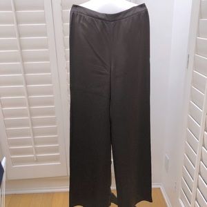 DKNY satiny evening pants brown-  see tag close up for best color.Festive!